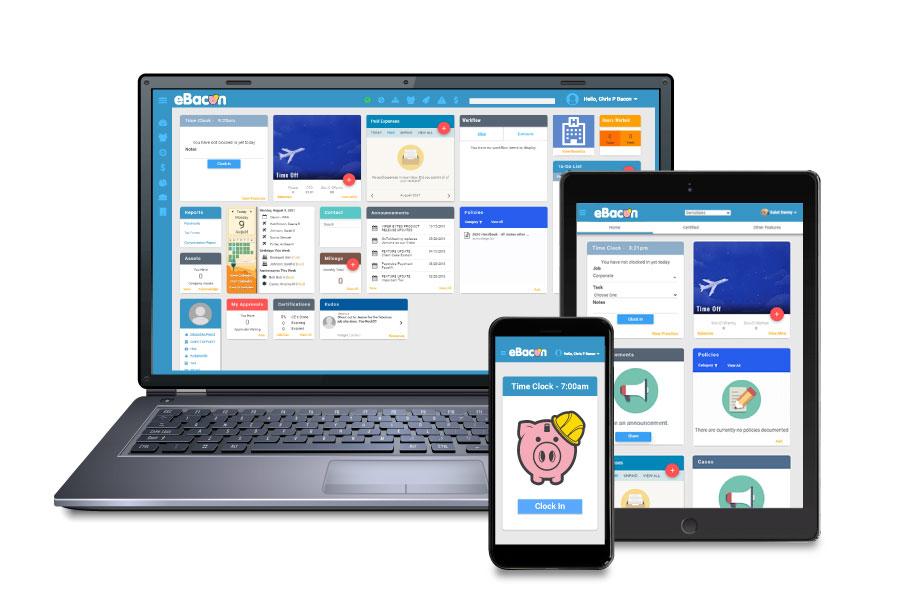ebacon certified payroll technology laptop | eBacon eBacon certified payroll technology optimize construction payroll